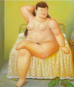 botero_xx_woman_on_a_bed